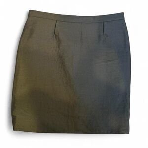 Vera Wang Black and Gray Pencil Skirt